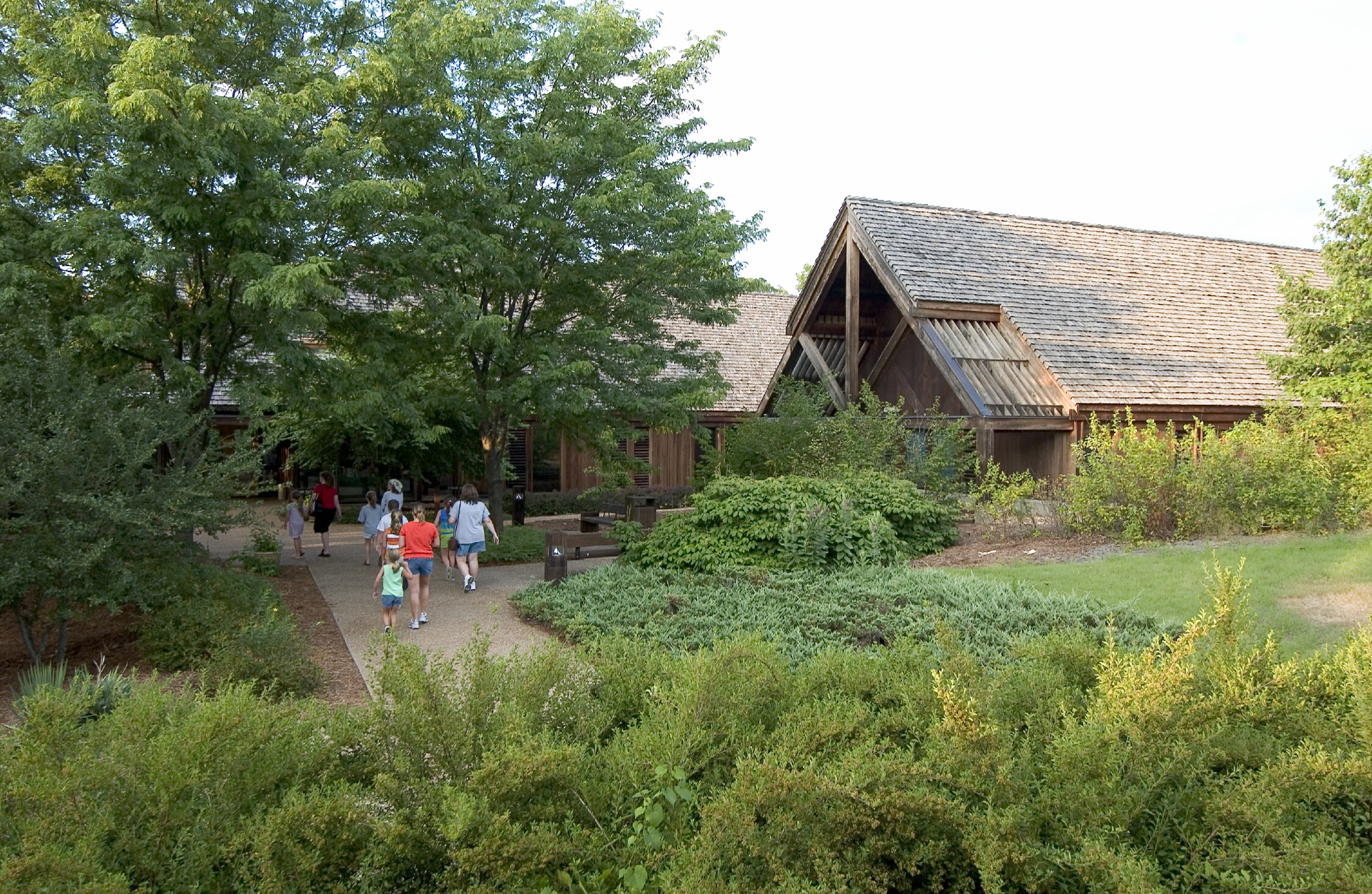 the front entrance to Runge Conservation Nature Center
