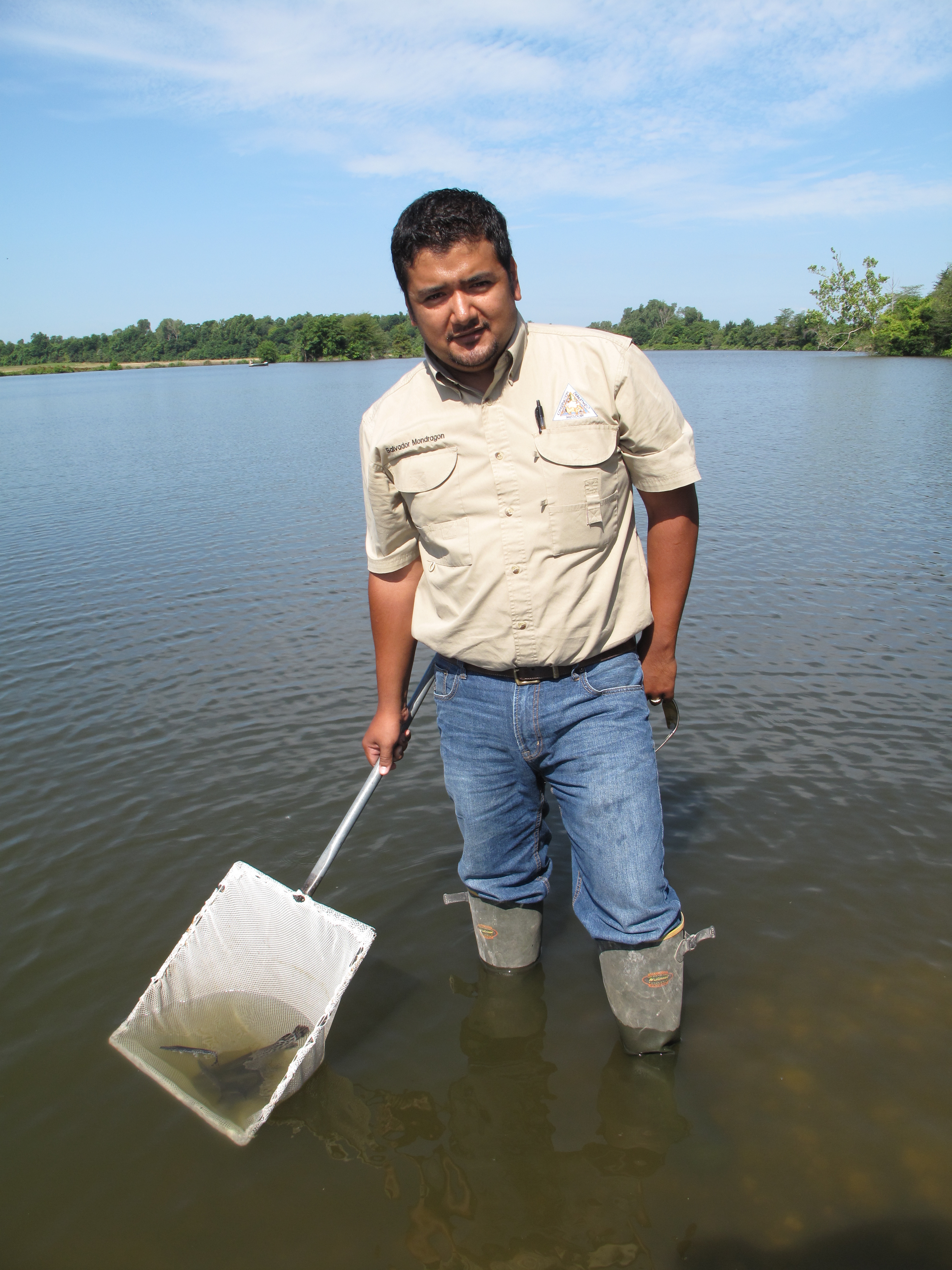 MDC Fisheries Management Biologist Salvador Mondragon
