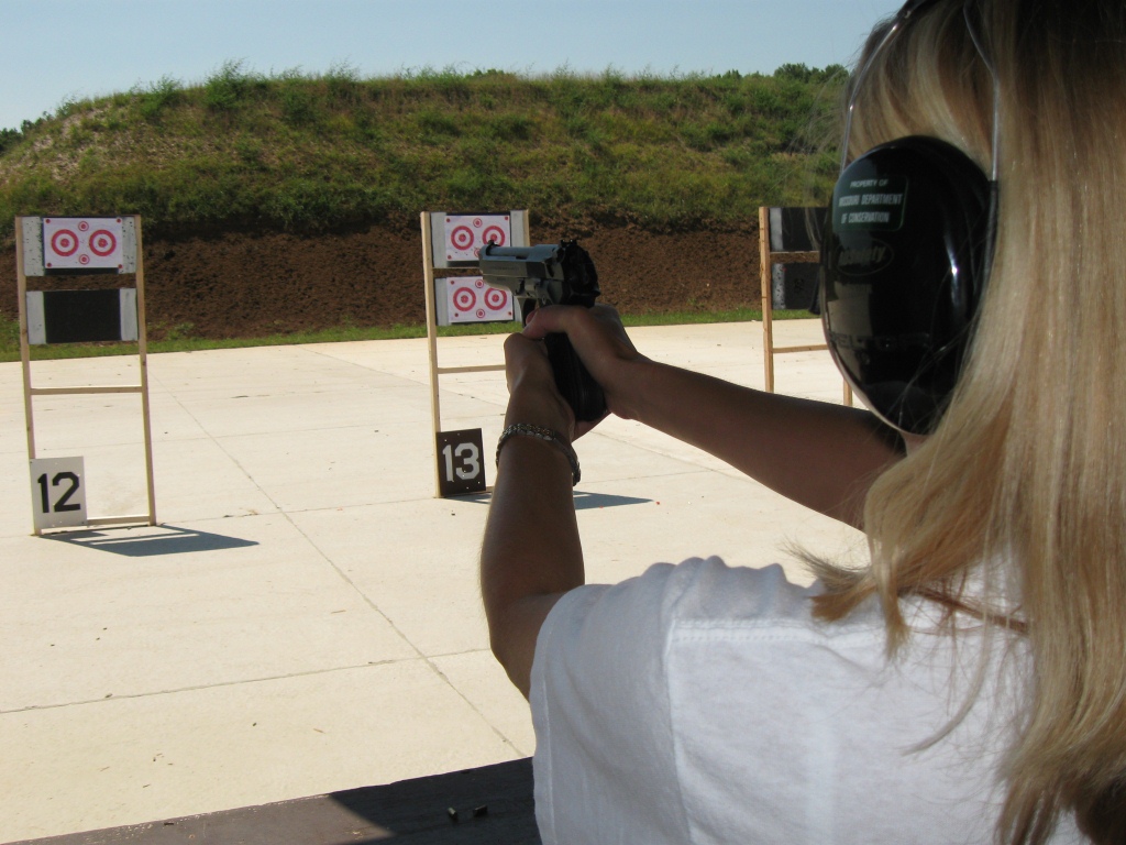 Handgun Shooting at Busch Shooting Range