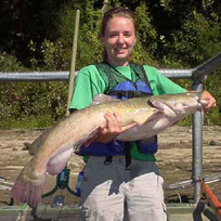 Fisheries Management Biologist Sarah Peper 