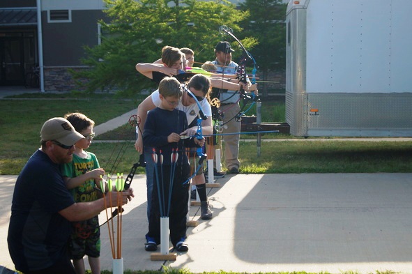 Participants at Archery Expo in Ashland 