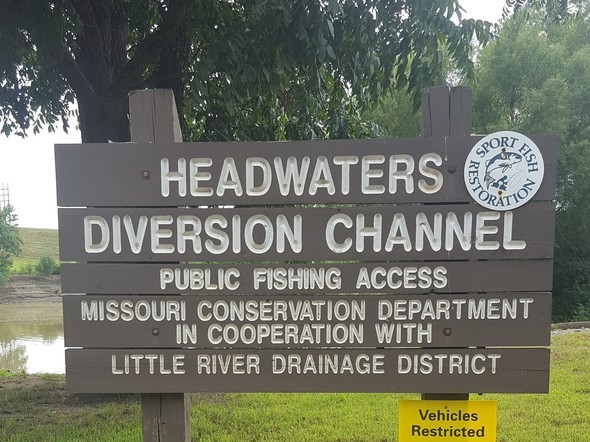 Headwaters Access Sign