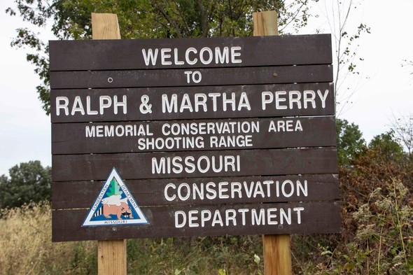 Sign of Ralph and Martha Perry Memorial Conservation Area 