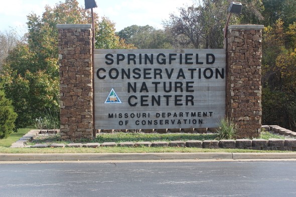 Springfield Conservation Nature Center outside sign