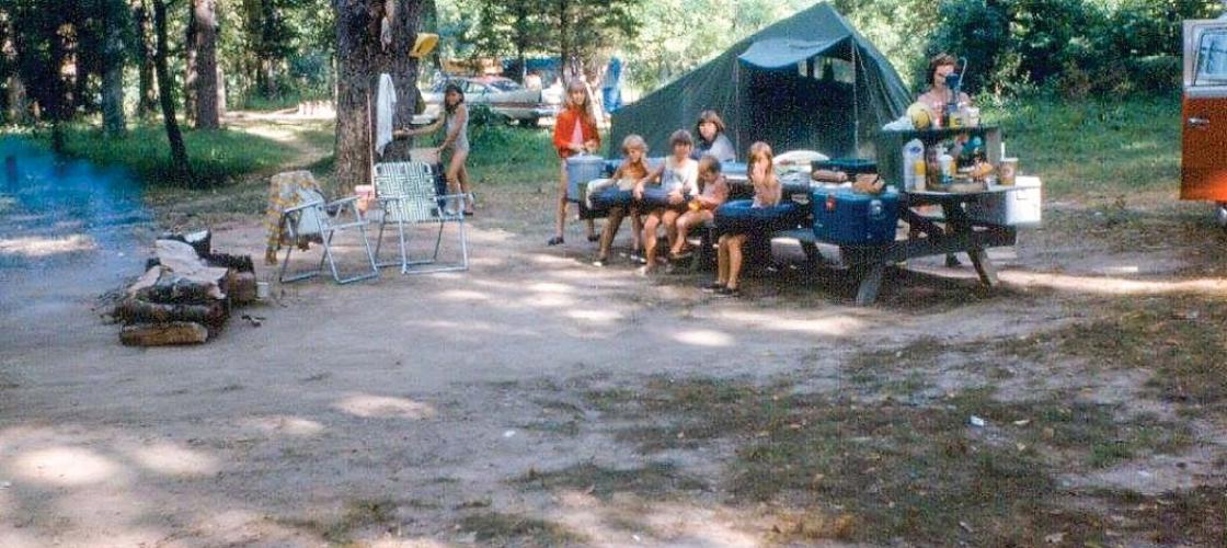 Camping at Huzzah Creek