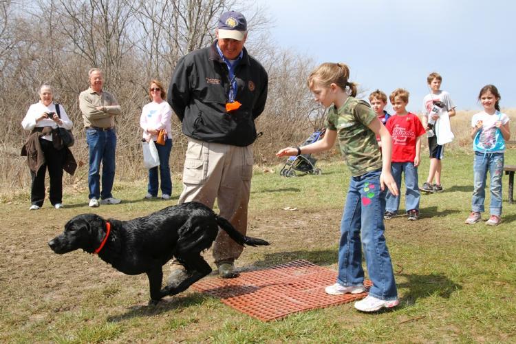 Wetlands for Kids Day Hunting Dog Field Exercises