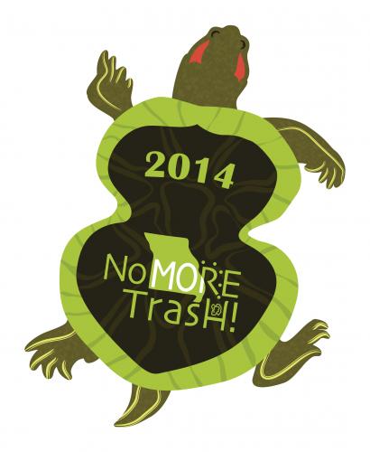 No MOre Trash! 2014 Peanut Pin