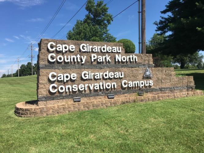 Cape Girardeau Conservation Campus sign
