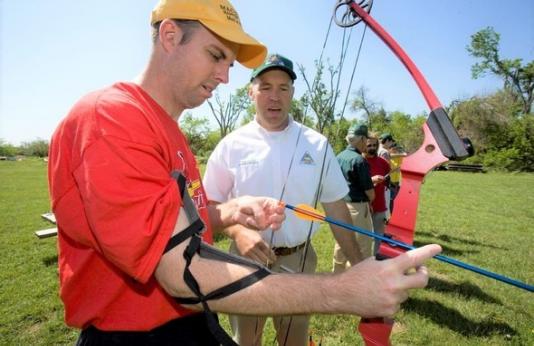 mdc staff teach archery