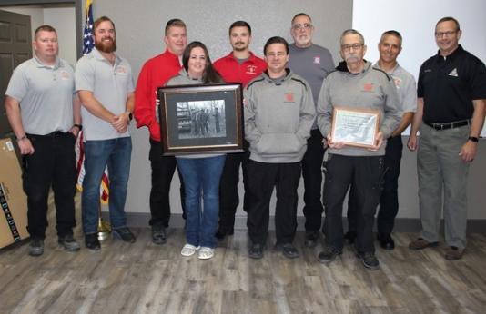 MDC partnership awards to members of the Central Crossing Fire Department