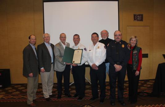 Ozark Gateway Fire Chiefs Association recognized by MDC