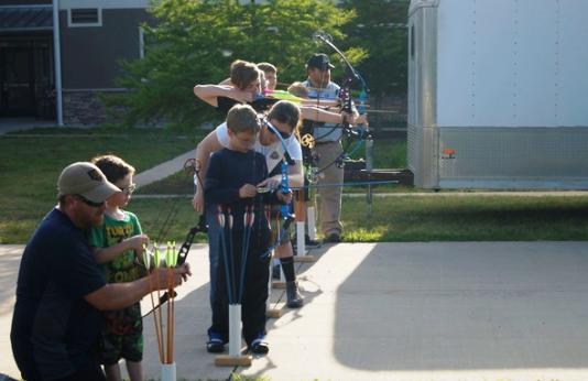 Participants at Archery Expo in Ashland 