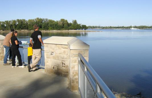 Columbia Bottom Conservation Area Viewing Deck