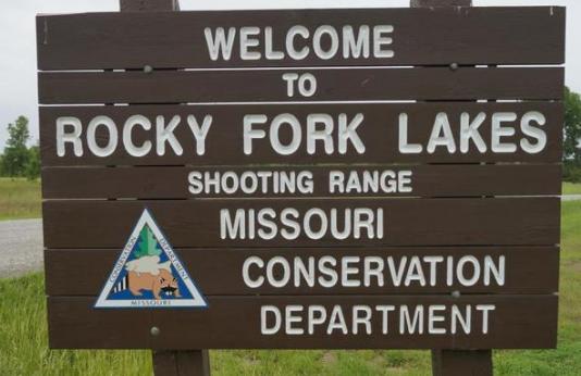 Rocky Fork Lakes Shooting Range Sign