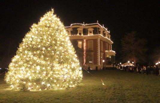governor's mansion Christmas tree